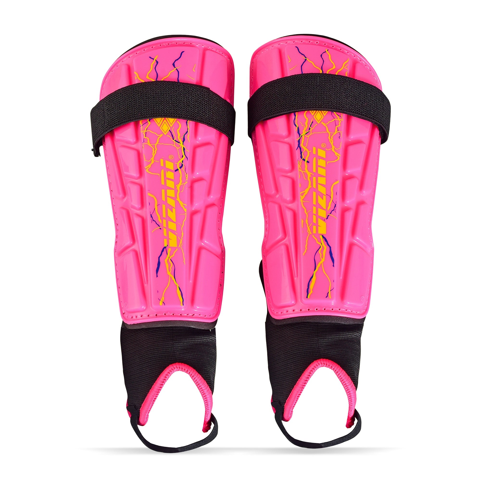 Vizari Zodiac Soccer Shin Guard with Detachable Ankle Protection – Pink
