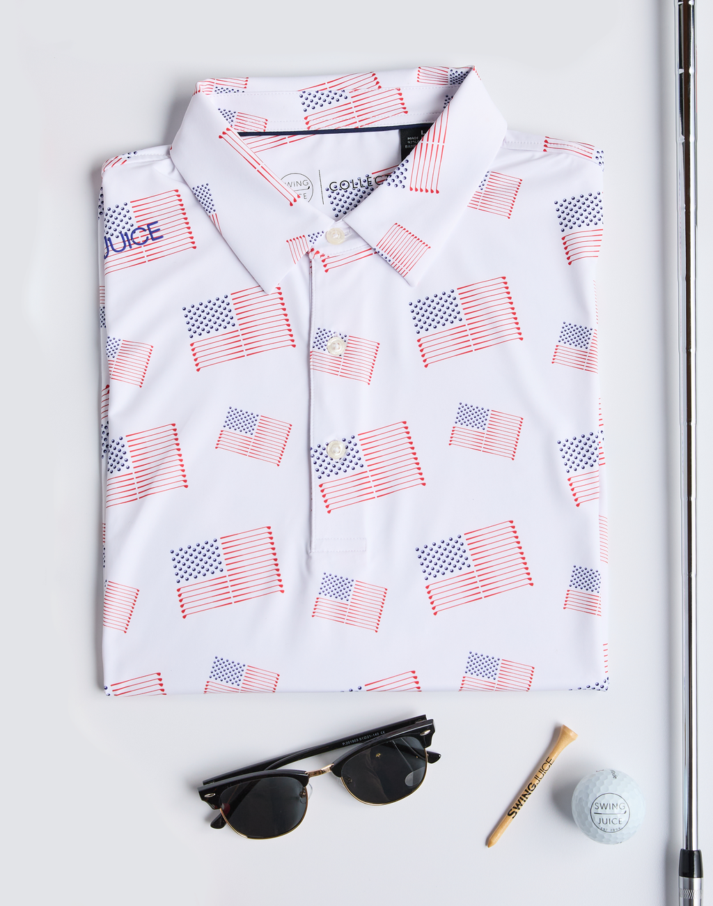 Golf Flag Men's Polo