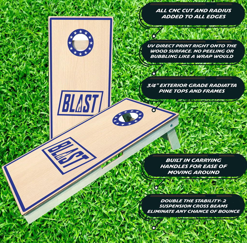 Tropical Sunset Escape Cornhole Boards