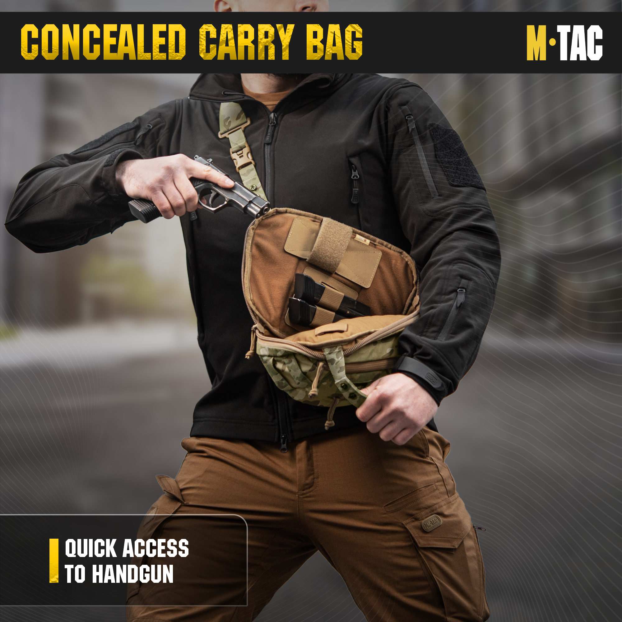 M-Tac Elite Sphaera Large Bag Gen II with Loop Panel