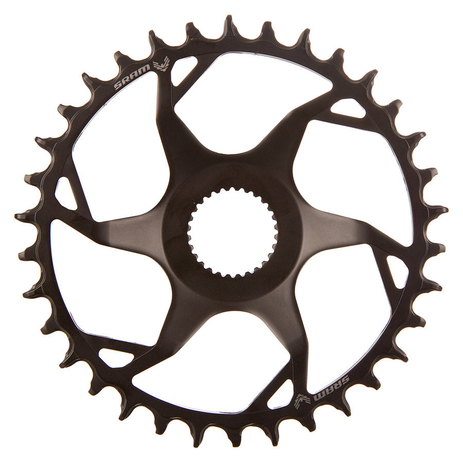 SRAM Bosch DU38 T-Type Chainring Teeth: 34 Speed: 12 BCD: Direct Mount Bosch DU38 Black