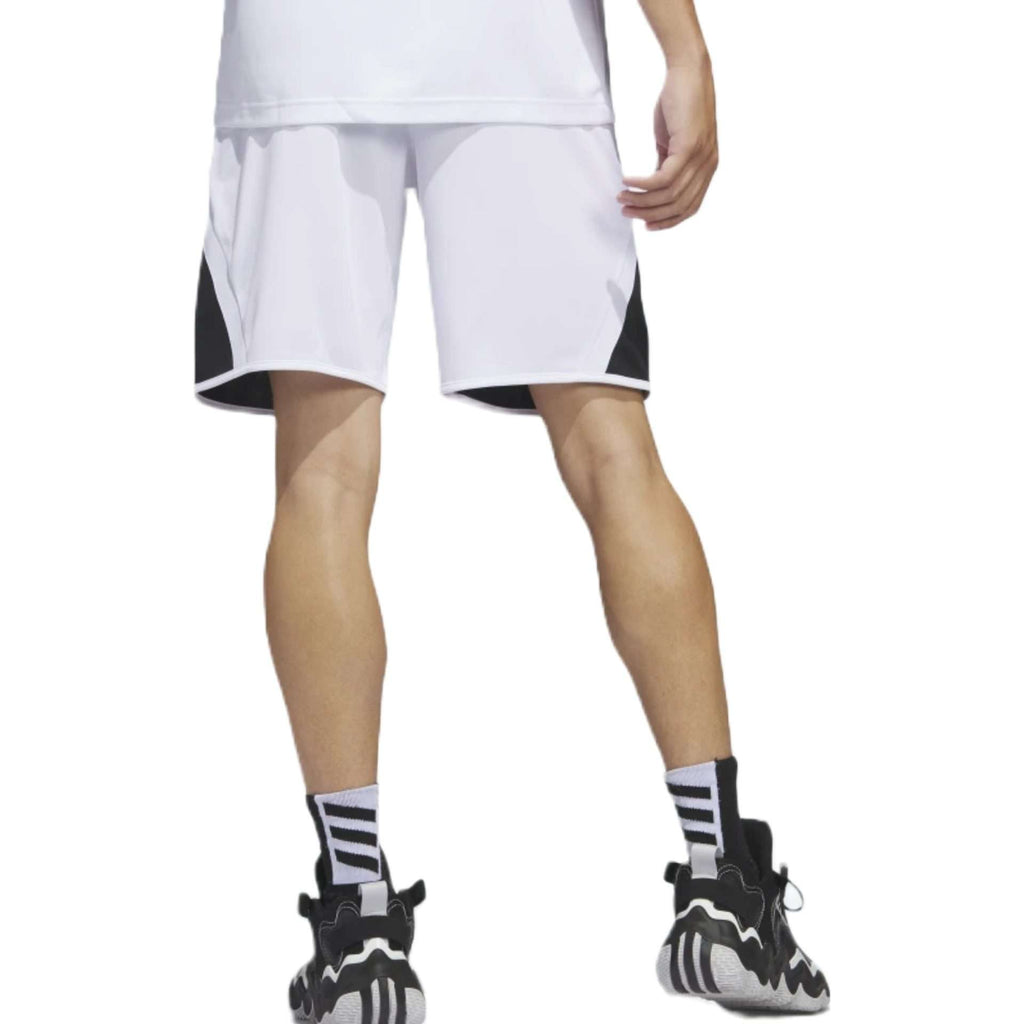 adidas Men's Pro Block Shorts - White / Black