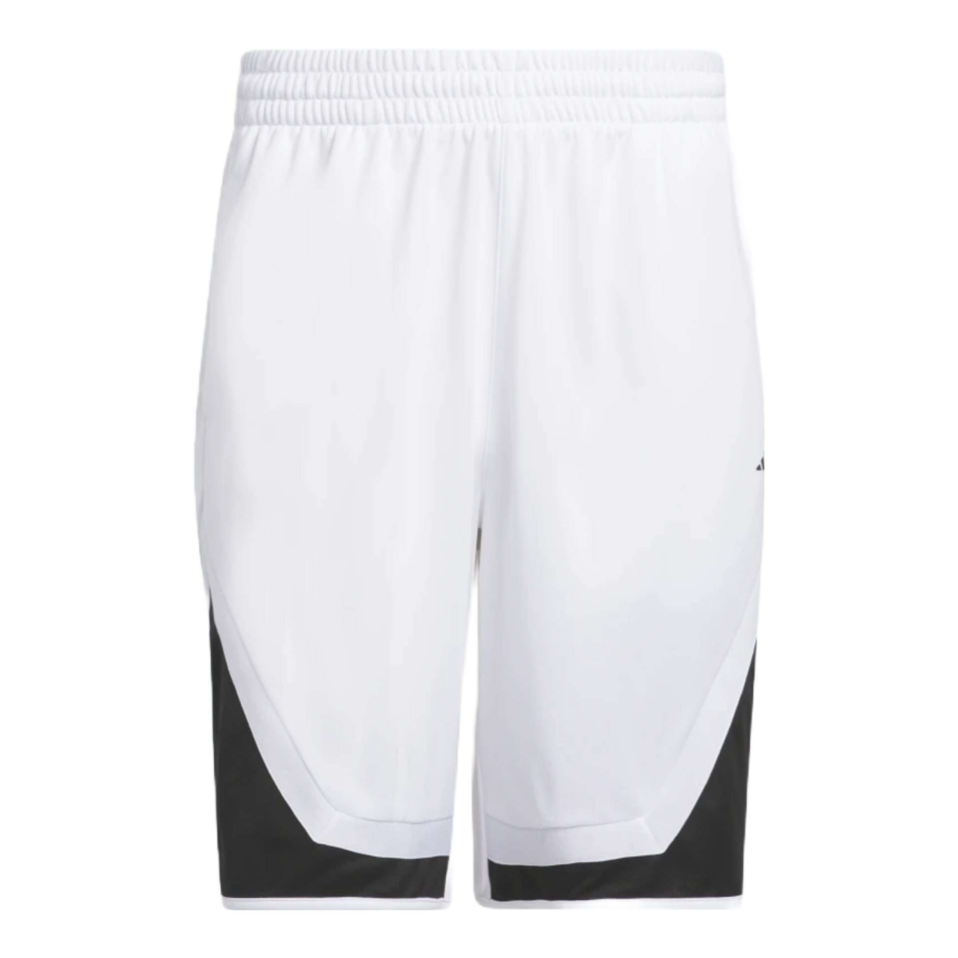 adidas Men's Pro Block Shorts - White / Black