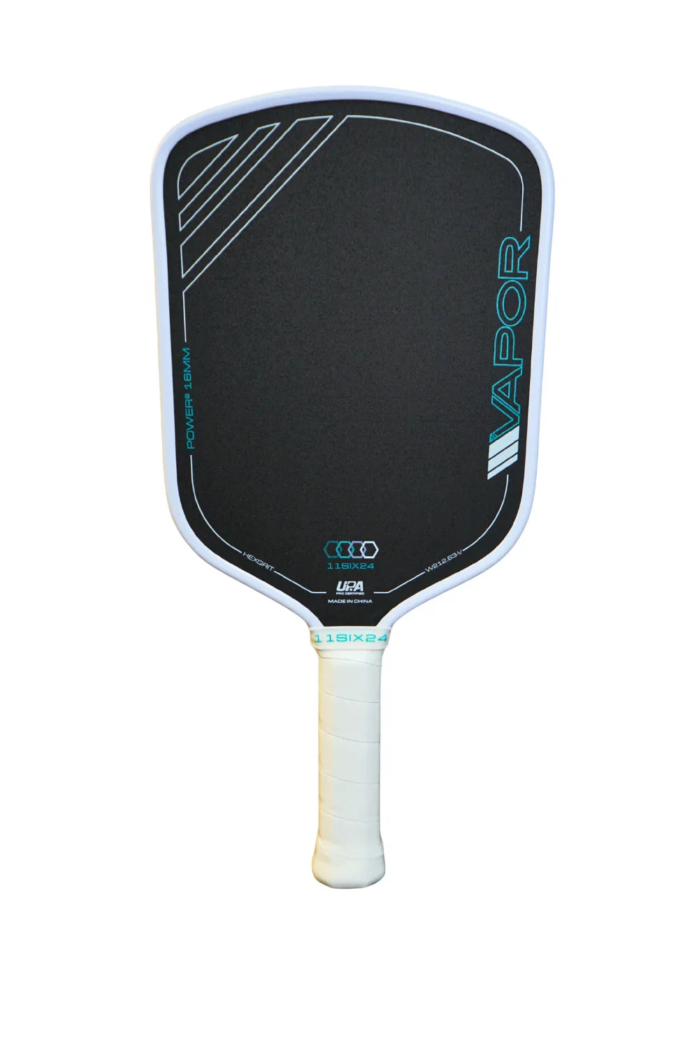 11SIX24 Vapor Power 2 16mm White Pickleball Paddle