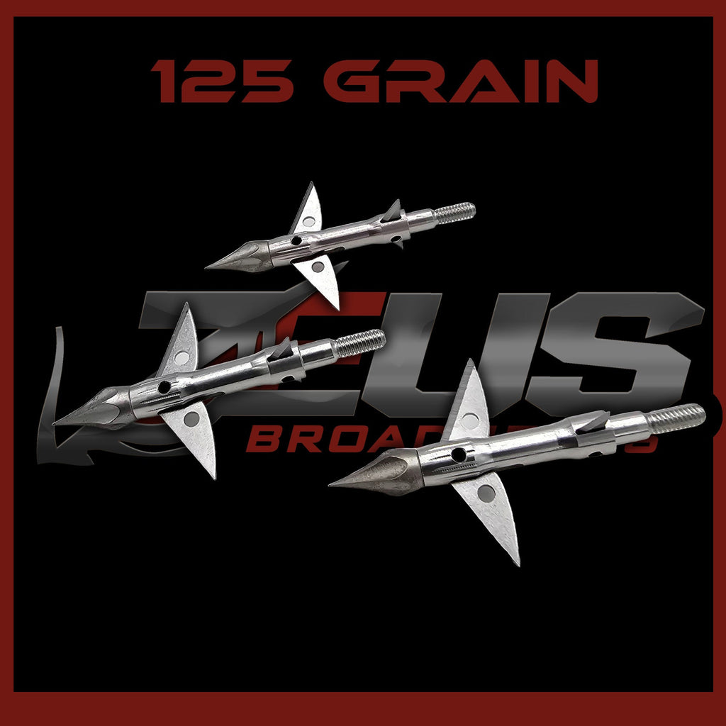 ZEUS BROADHEADS 100GR OR 125GR (3 PACK)