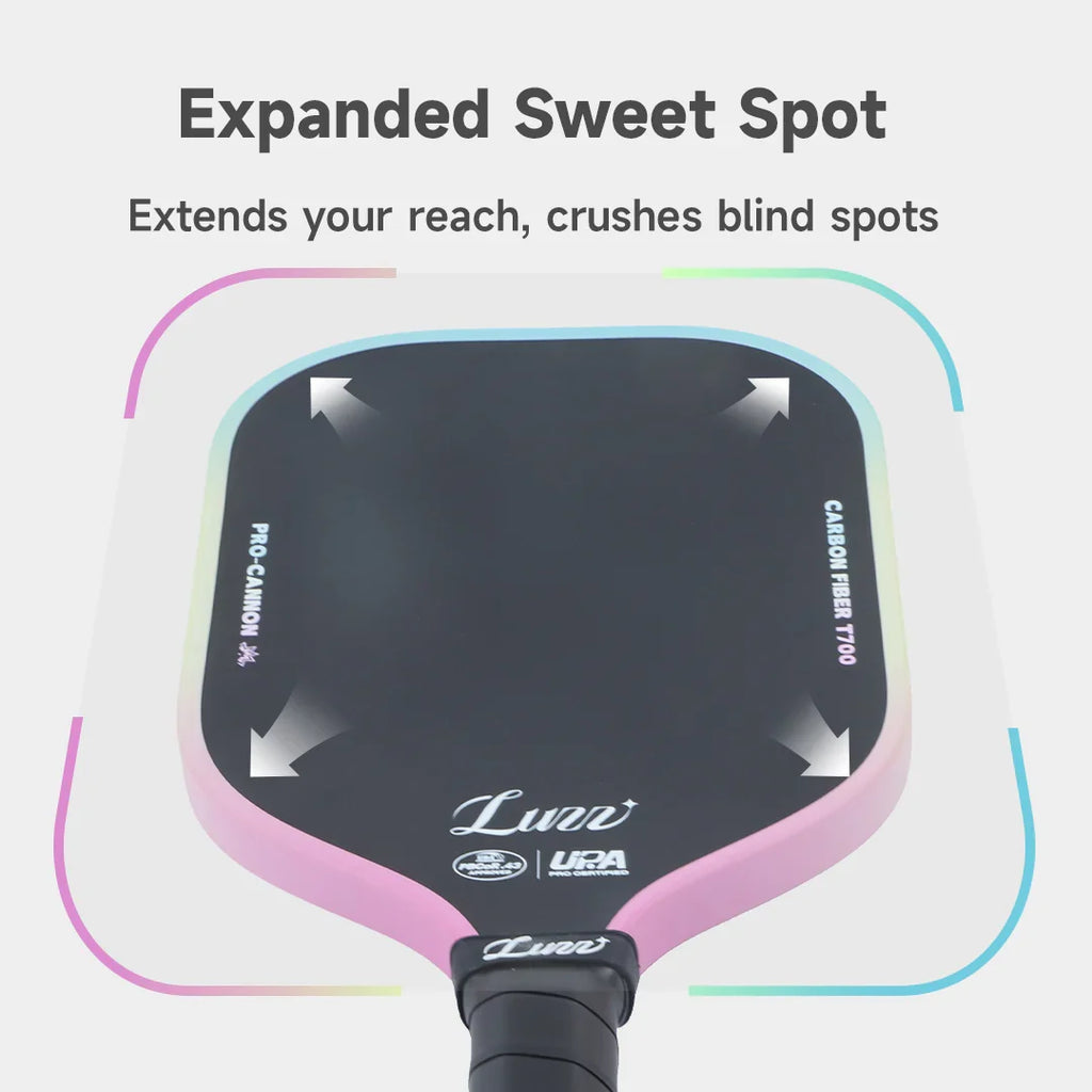 Luzz Candy Cannon Mad Pickler Edition Pickleball Paddle & Cover