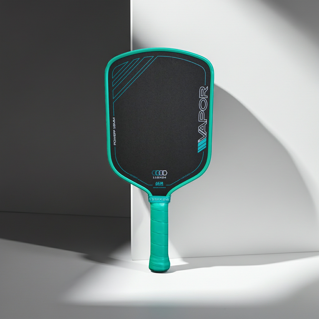 11SIX24 Vapor Power 2 16mm Teal Pickleball Paddle