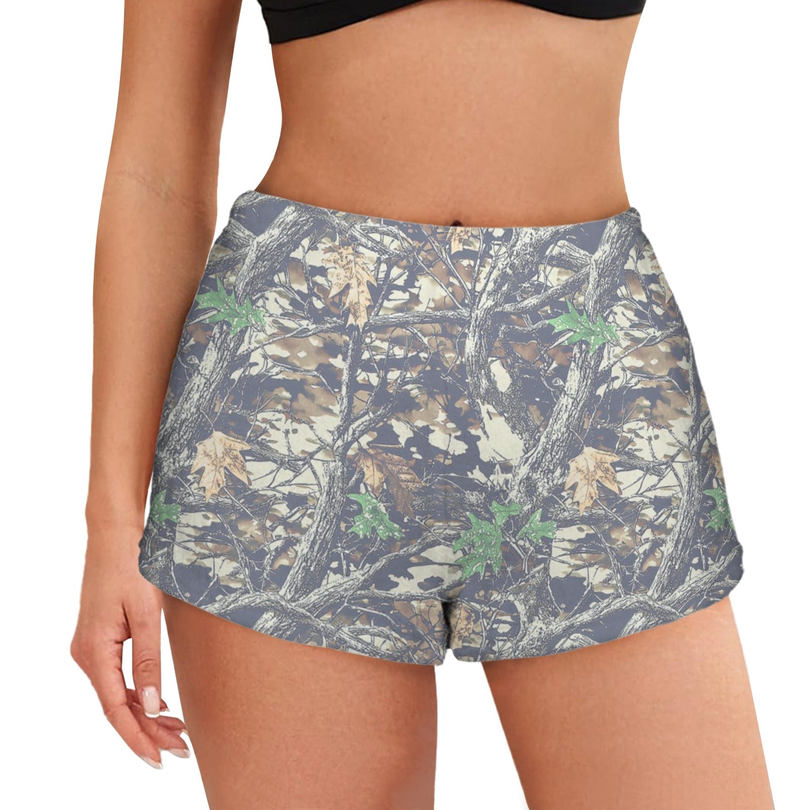 Faded Camo Fleece Shorts