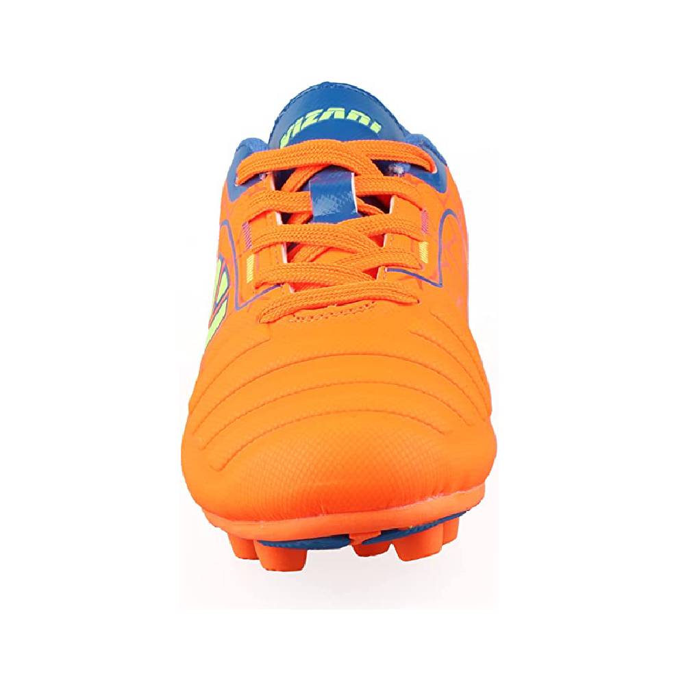 Catalina JR. Firm Soccer Shoes-Orange/Royal/Lime