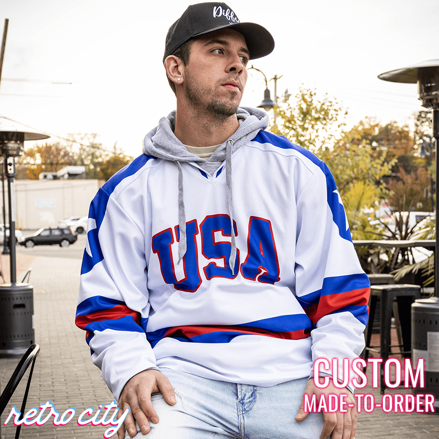 Miracle On Ice USA Custom Hockey Jersey