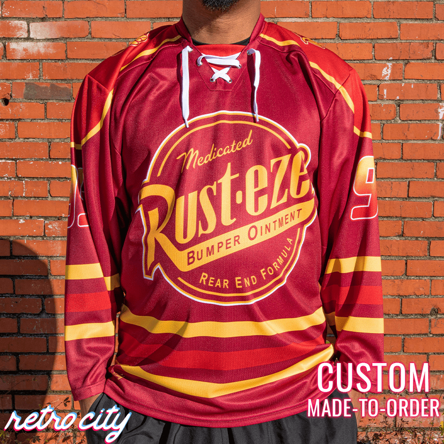 Rust-eze Radiator Springs Lace-up Hockey Jersey