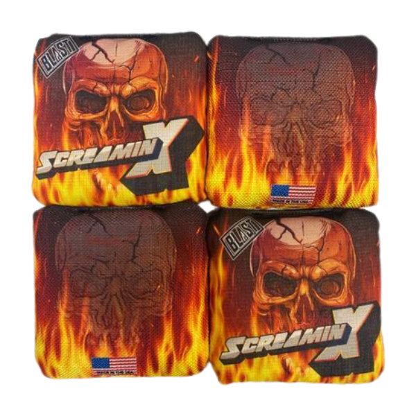Screamin X Cornhole Bags (7/9 or optional 7/10)