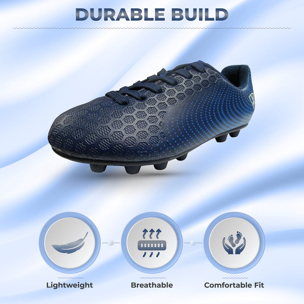 Stealth Firm Ground Soccer Shoes -Navy