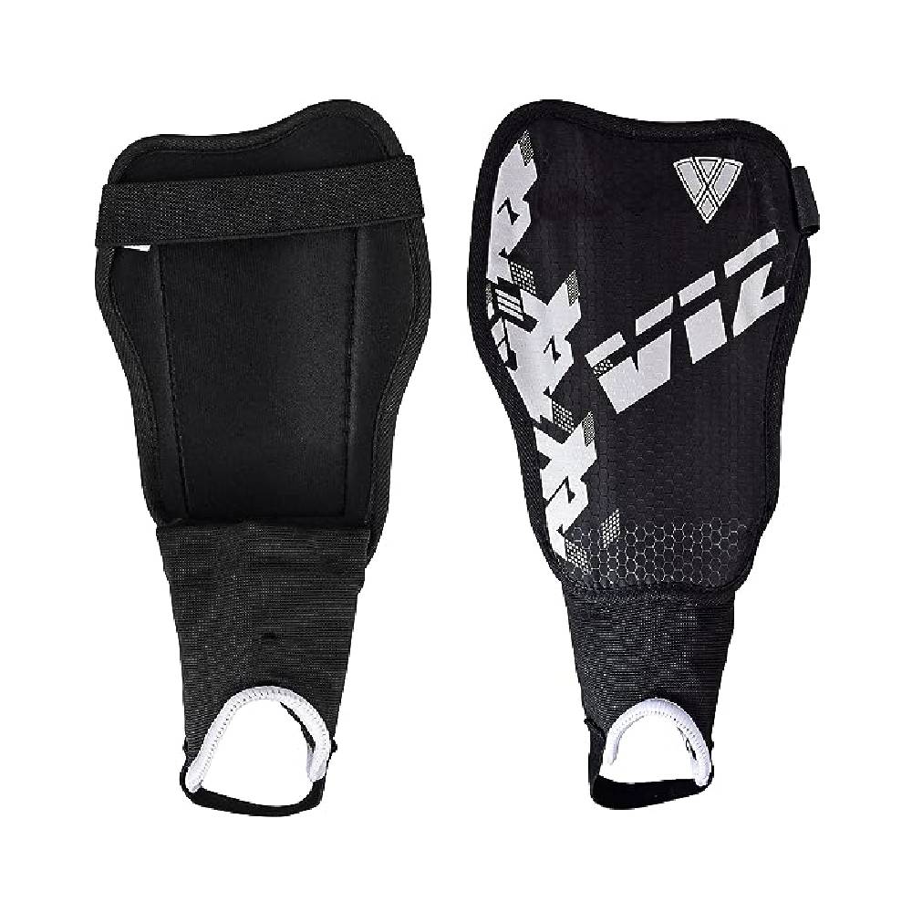 Napoli Soccer Shin Guards-Black/Silver