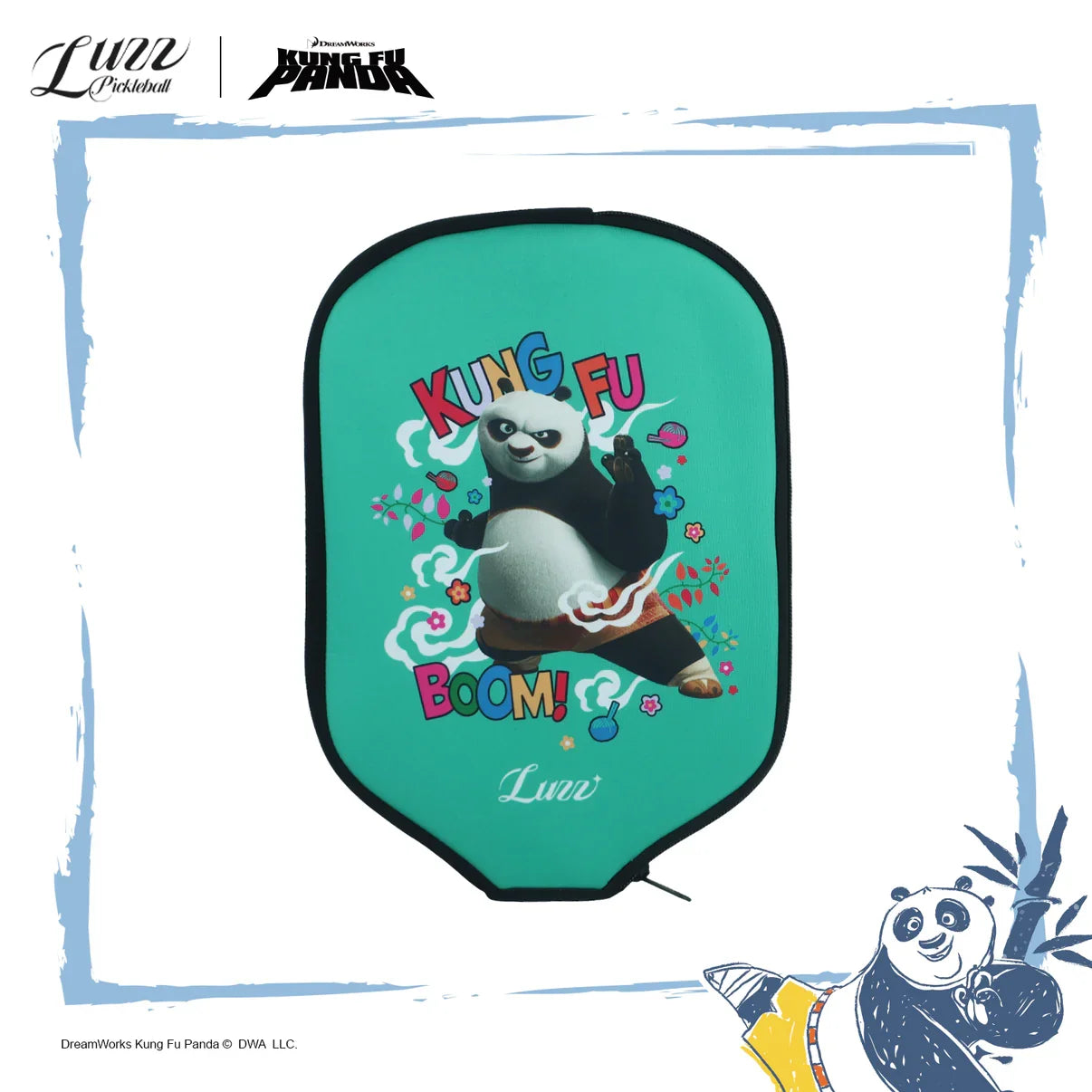 Luzz Kung Fu Panda Cannon Pickleball Paddle & Cover