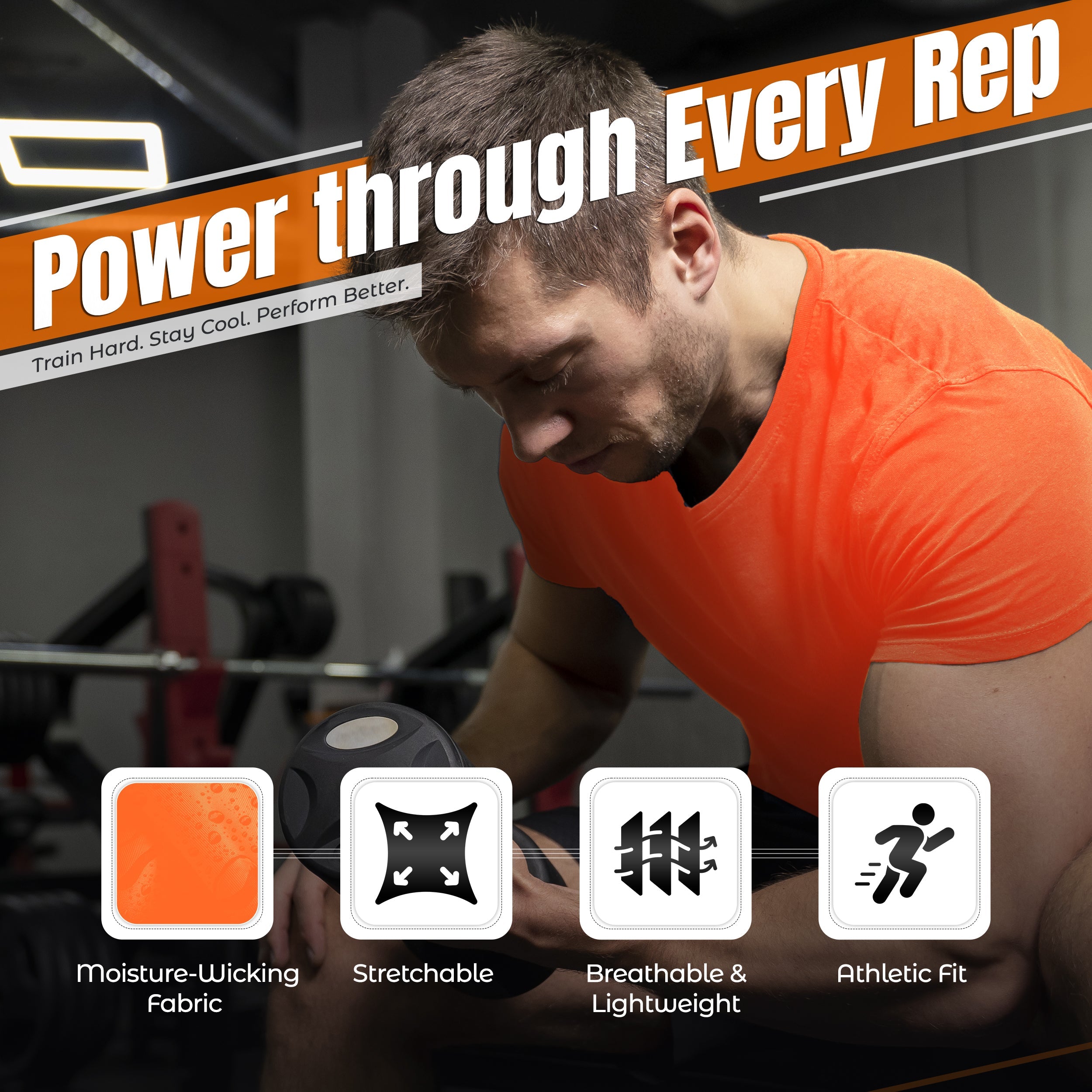 Performance T-Shirt Neon-Orange