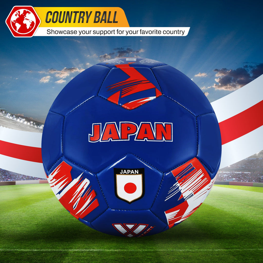National Team Soccer Balls-Japan Blue