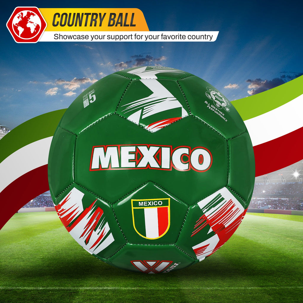 Mini National Team Soccer Balls-Mexico Green