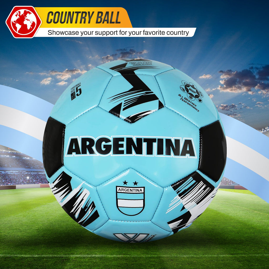 National Team Soccer Balls- Argentina Blue