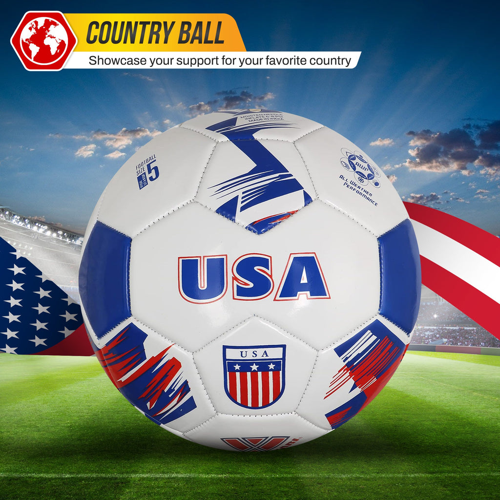 National Team Soccer Balls / Country Ball - USA White