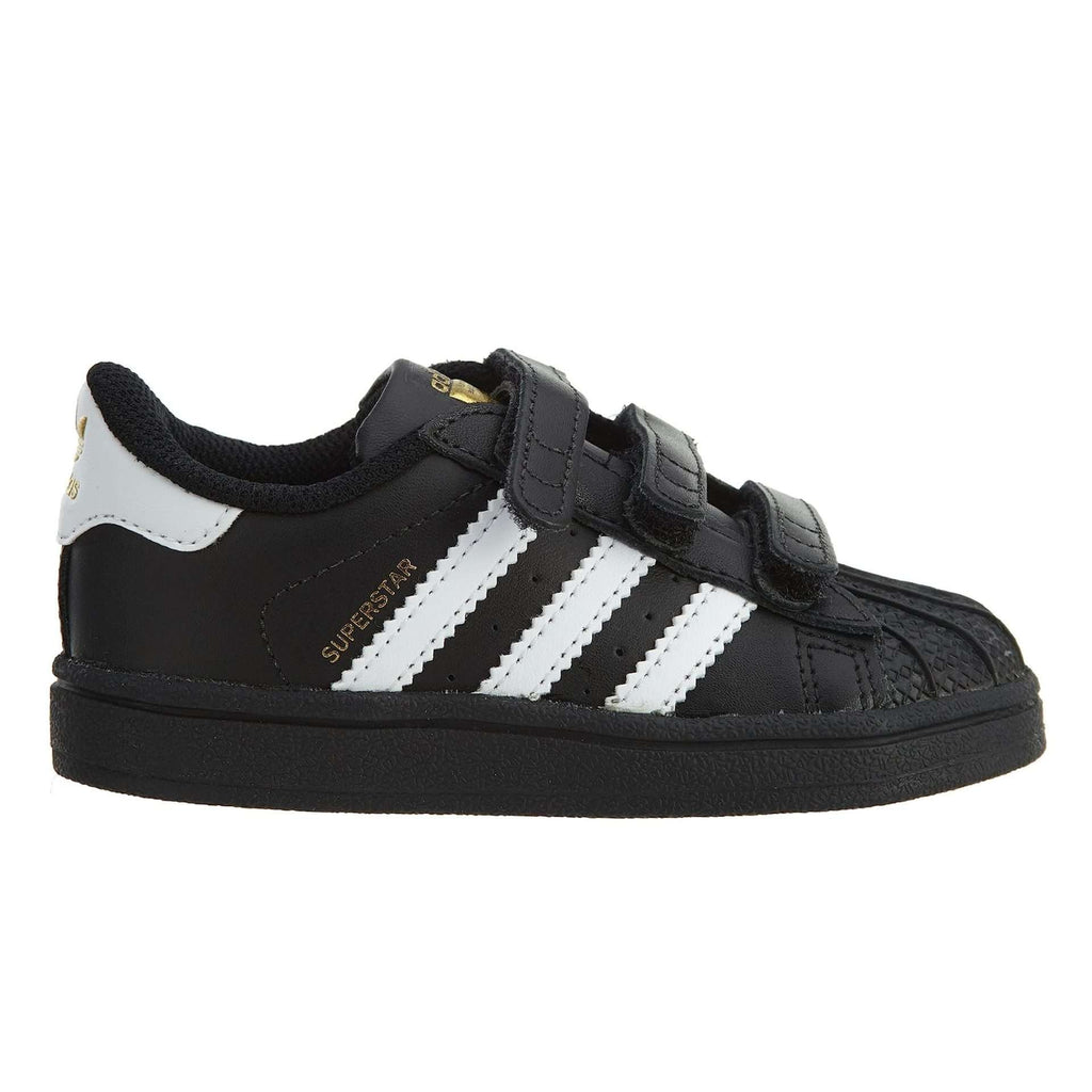 adidas Originals Infant's Superstar Shoes - Core Black / Cloud White / Core Black