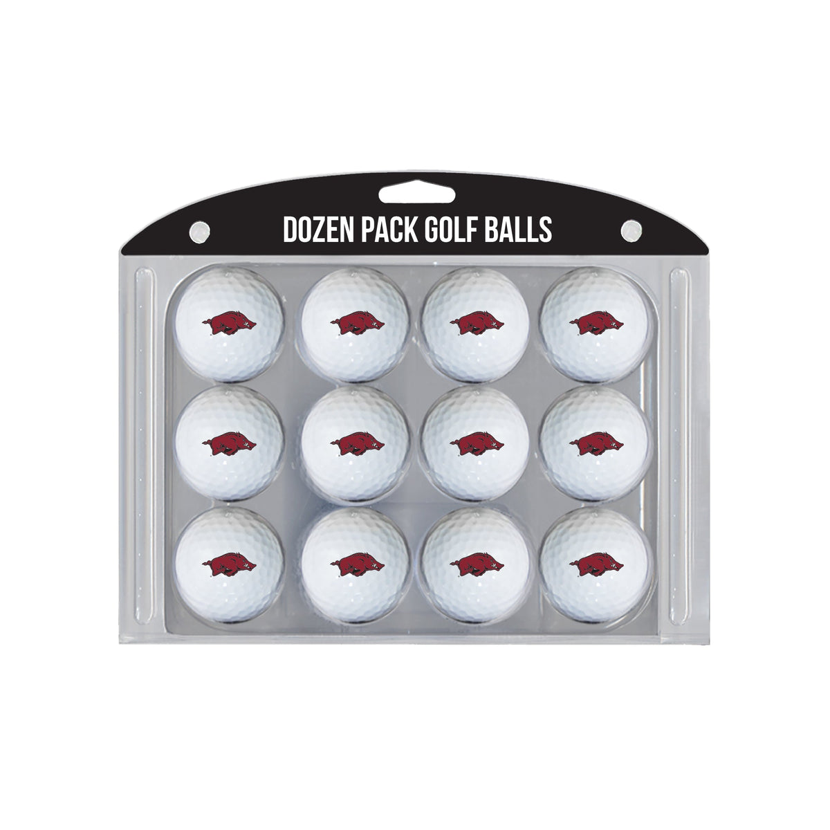 Arkansas Razorbacks Golf Balls - 12 Pack