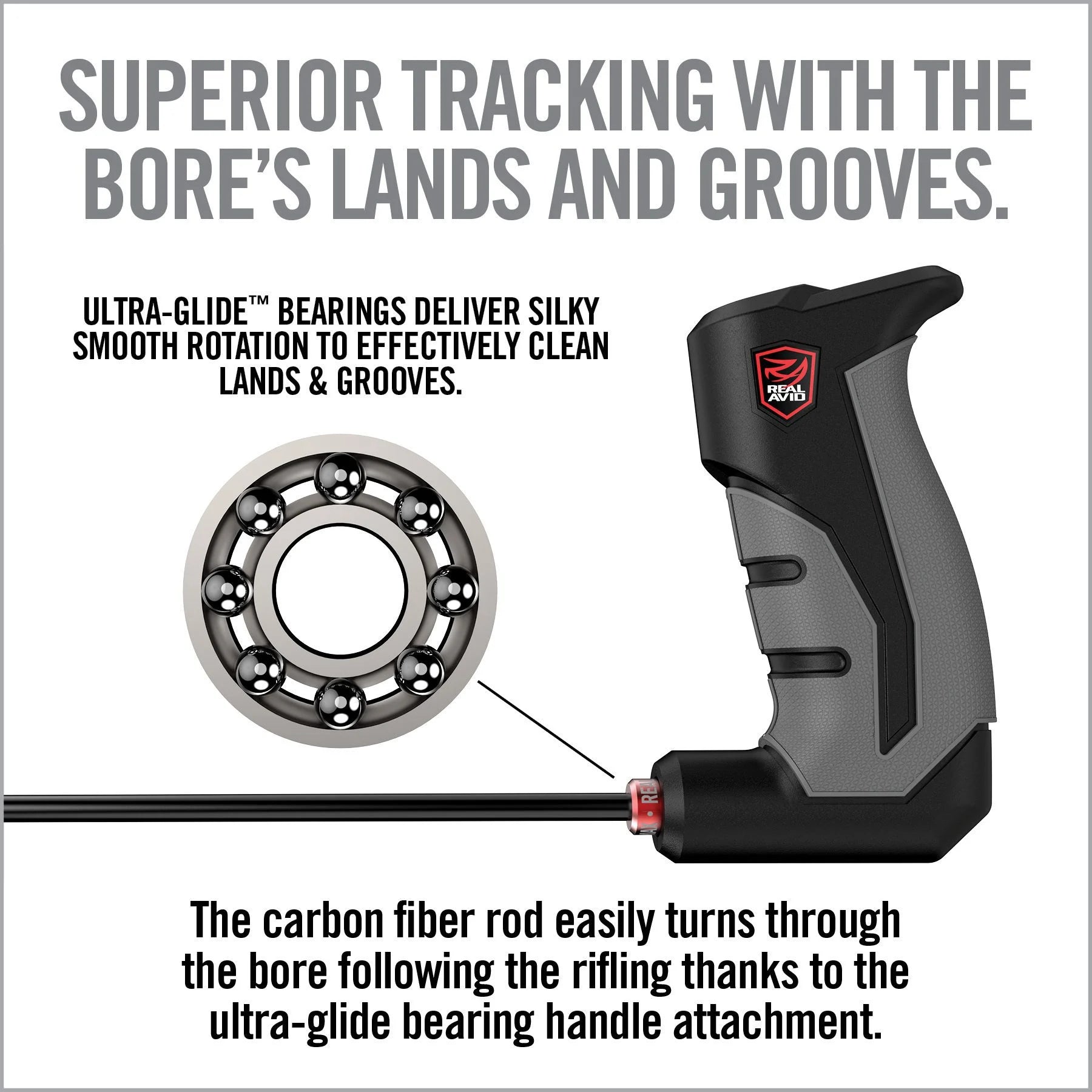 Bore-Max Smart Rod Handgun – 9″ Carbon Fiber