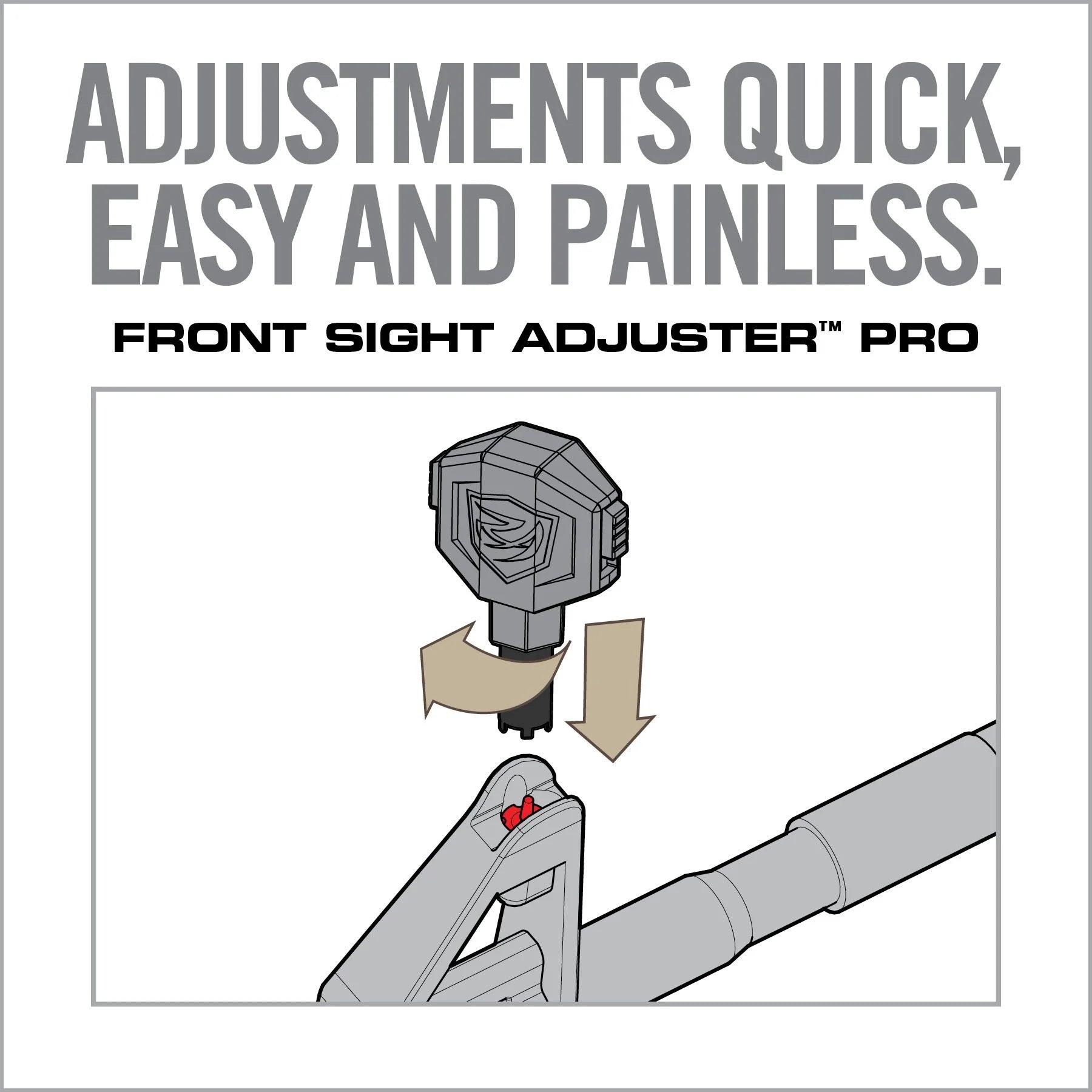 Front Sight Adjuster Pro