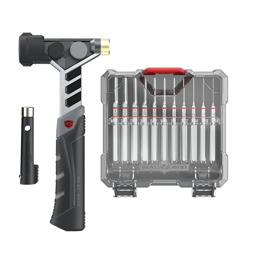 Armorer’s Master Hammer and Accu-Punch 11-Piece Standard Pin Punch Set