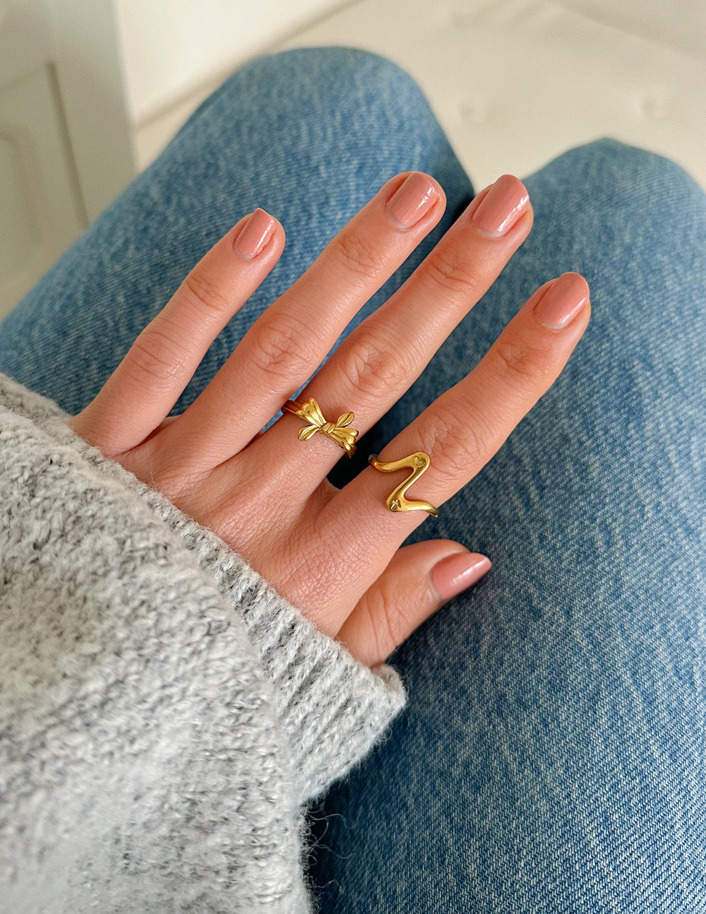 Wavy Heart Ring