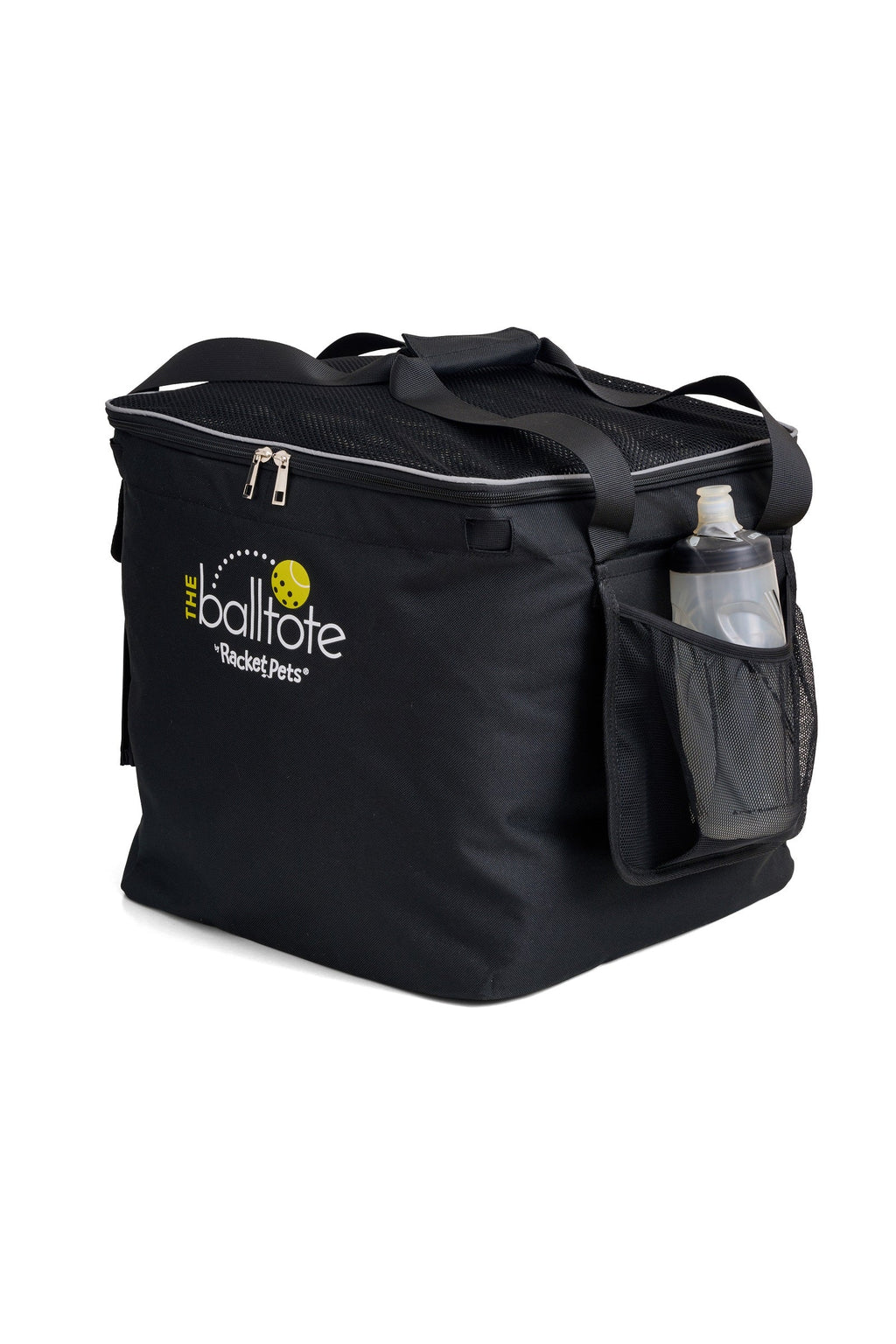 Ball Tote - Black Replacement Bag for Tennis and Pickleball Pro Teaching Cart