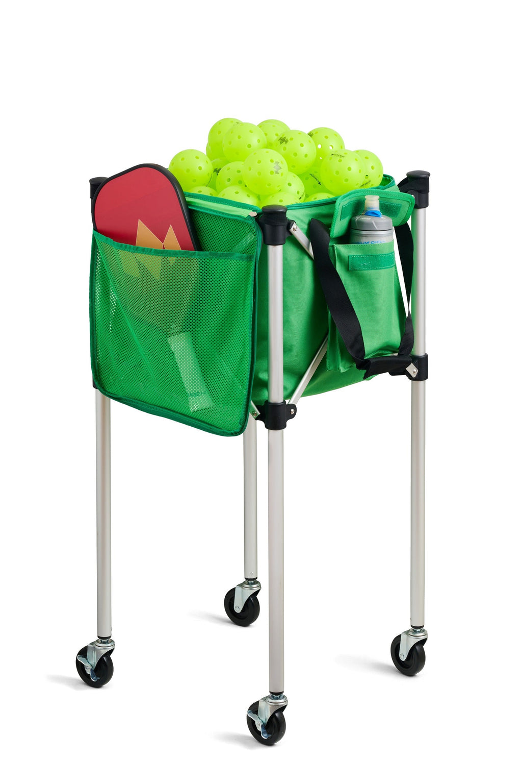 Ball Tote - Green Replacement Bag for Tennis and Pickleball Pro Teaching Cart