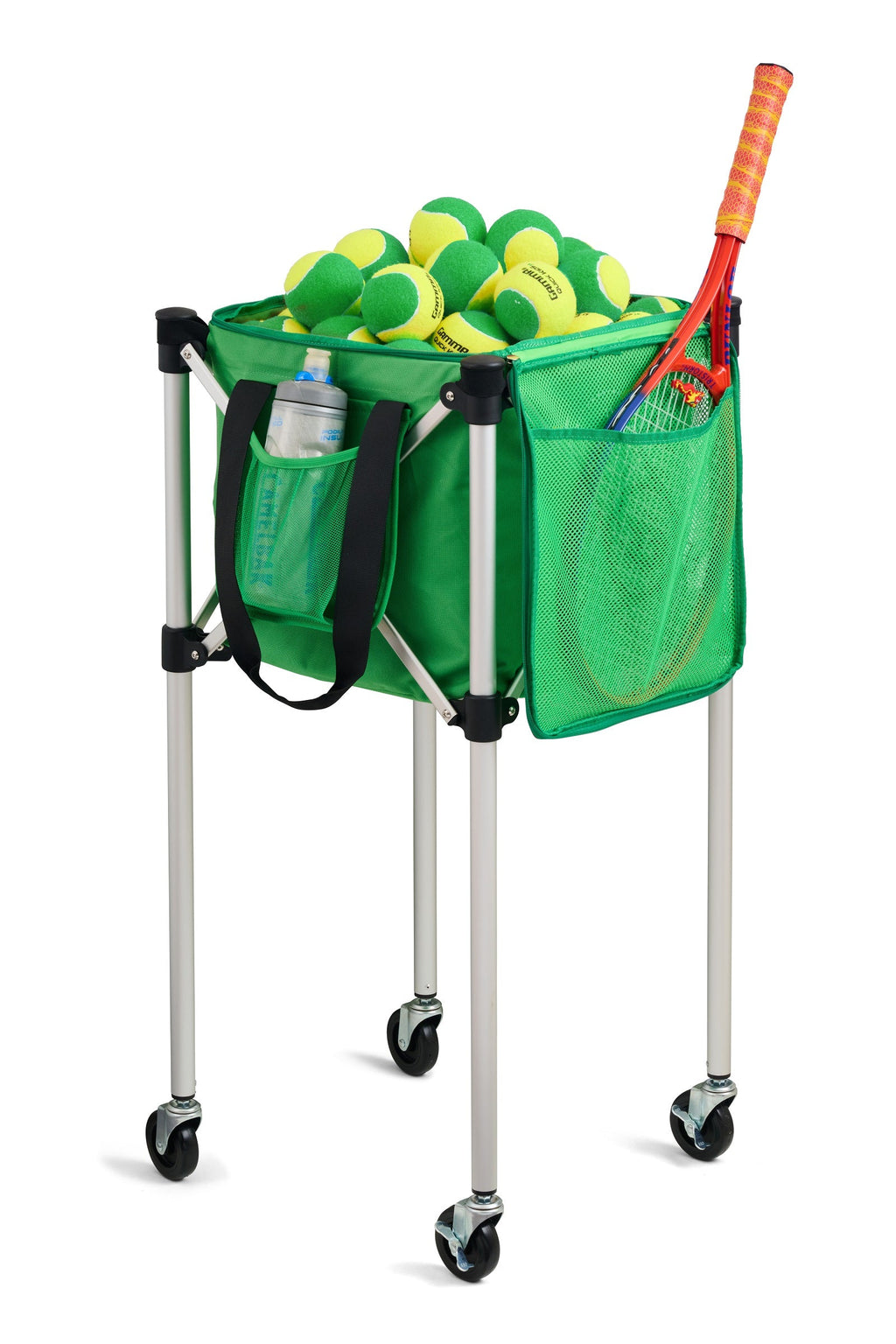 Ball Tote - Green Replacement Bag for Tennis and Pickleball Pro Teaching Cart