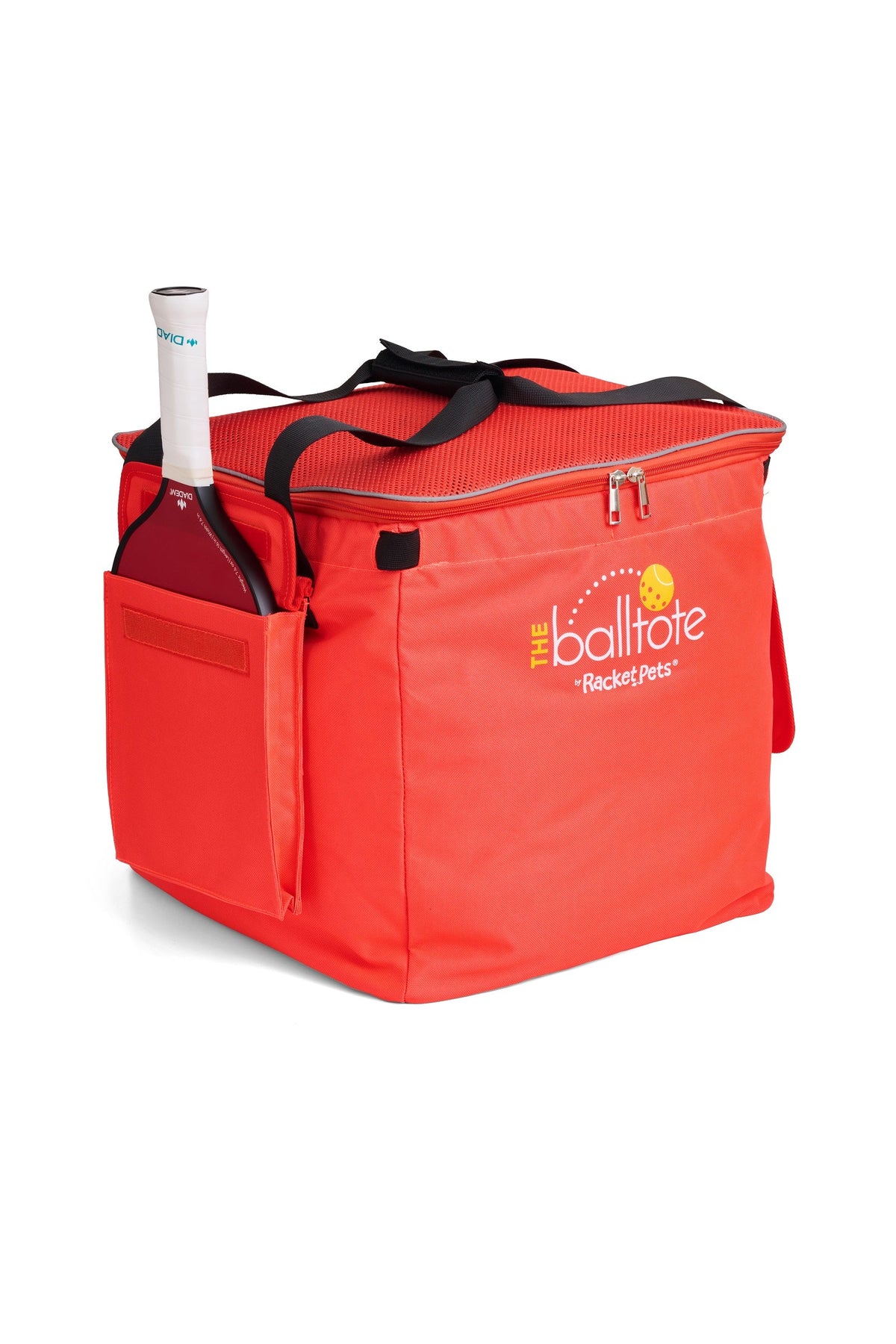Ball Tote - Orange Replacement Bag for Tennis and Pickleball Pro Teaching Cart