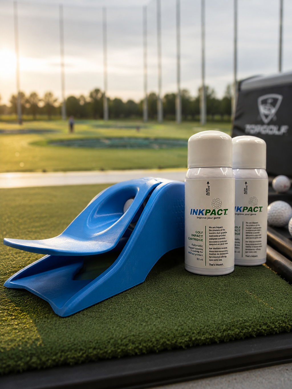 InkPact Clubface Printer – Golf Impact Feedback Starter Kit + 2 VT Sprays