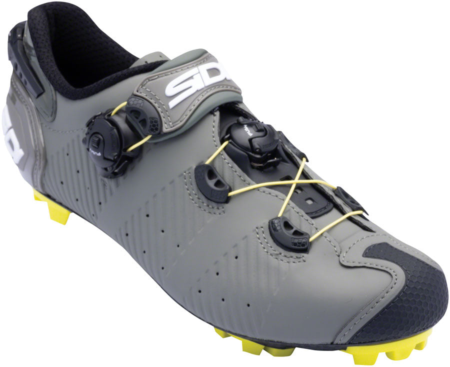 SIDI Drako 2S SRS Mountain Clipless Shoes - Men's Military Yellow 46.5