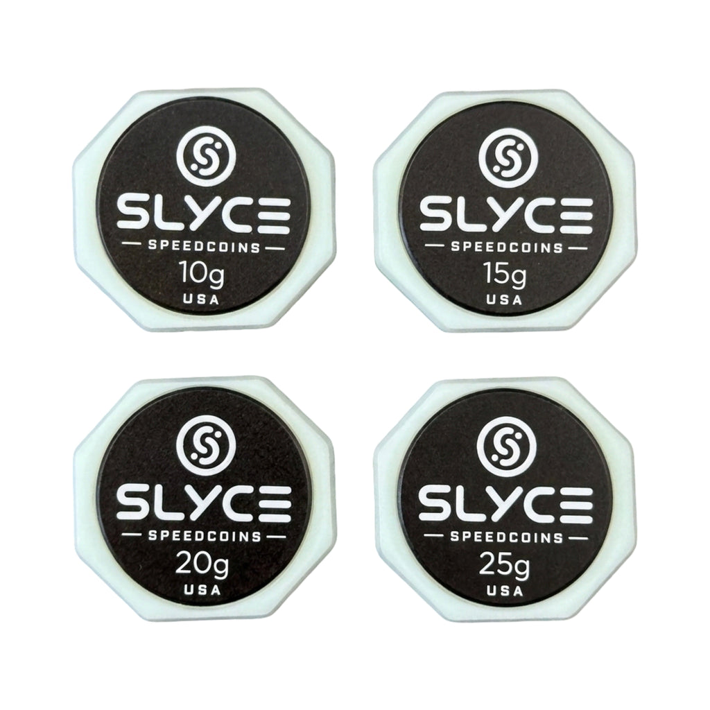 SLYCE SpeedCoins Black Edition - Pickleball Paddle Handle Weights