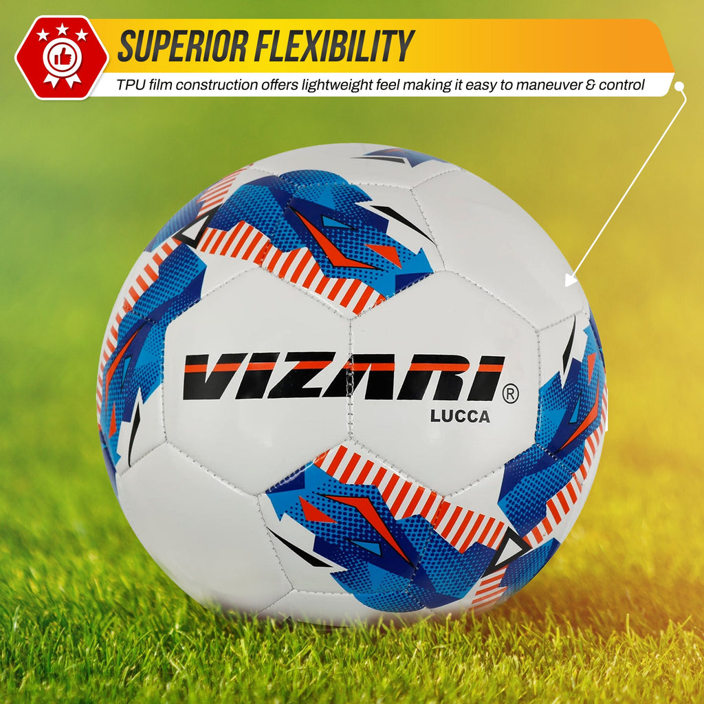 Lucca Soccer Ball-White