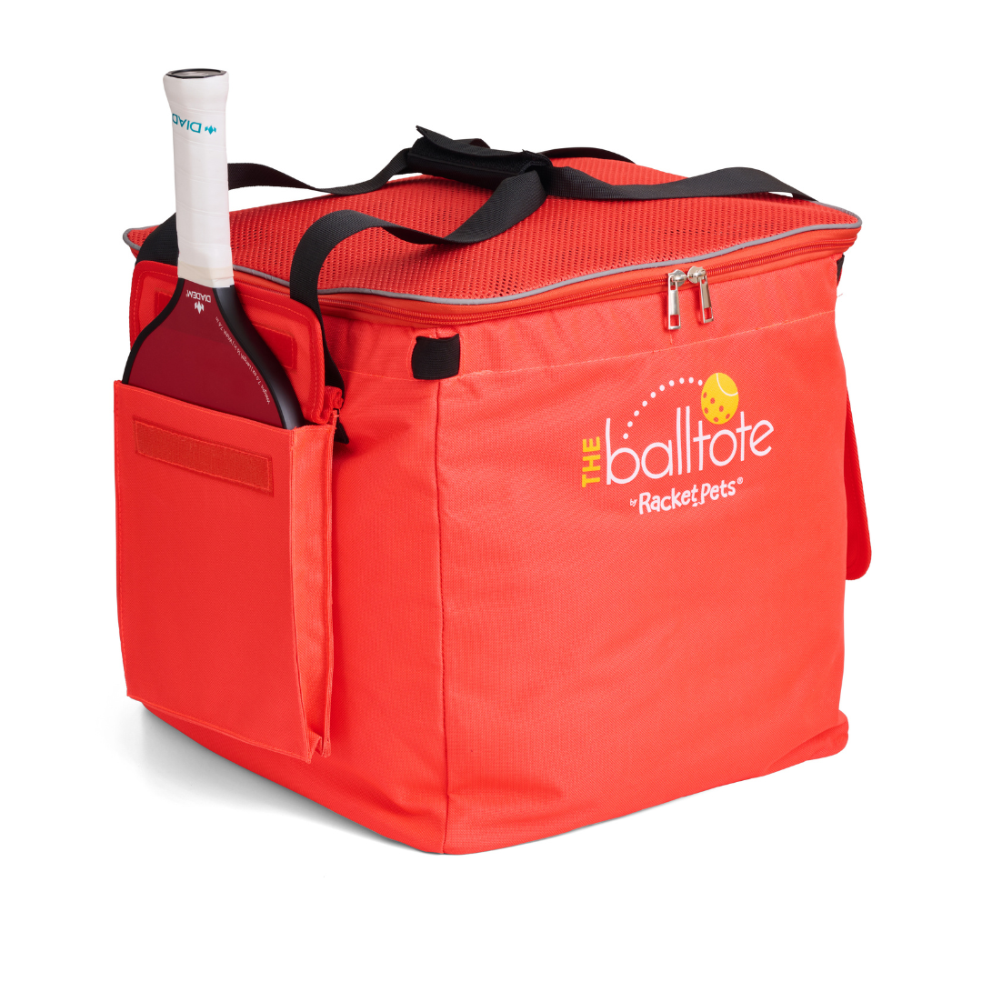 Ball Tote - Orange Replacement Bag for Tennis and Pickleball Pro Teaching Cart