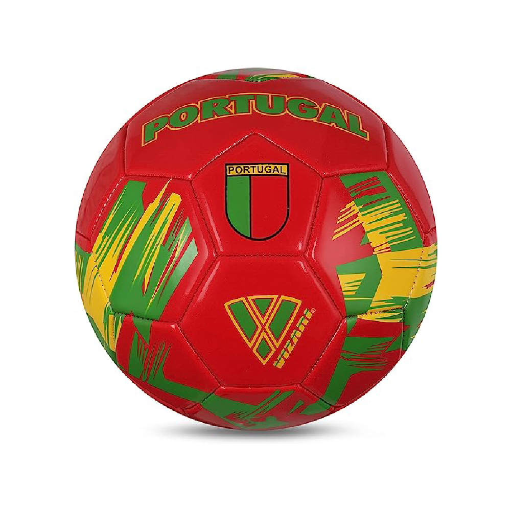 Mini National Team Soccer Balls-Portugal Red