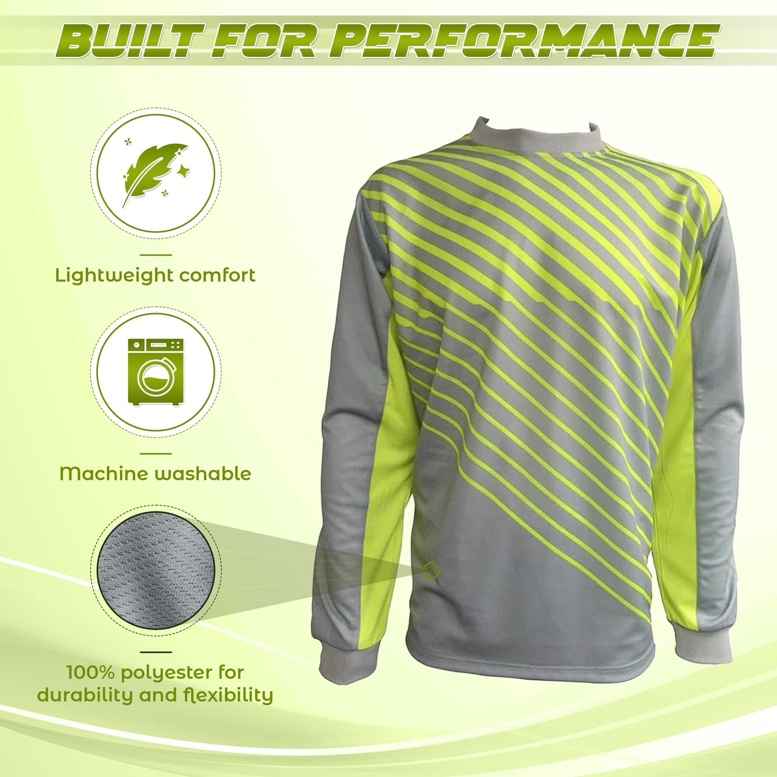 Arroyo Goalkeeper Jersey - Grey/Yellow