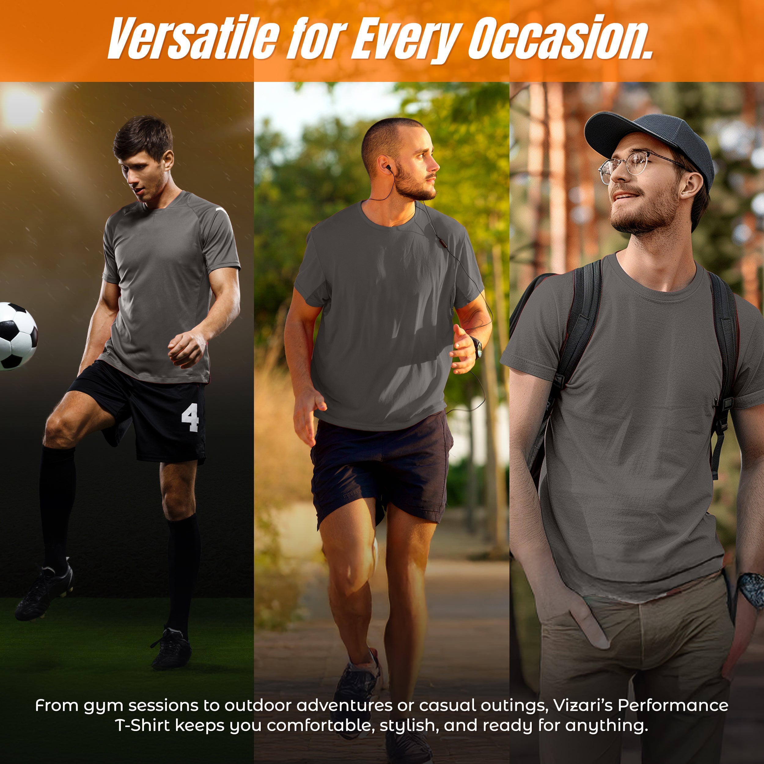 Performance T-Shirt-Grey