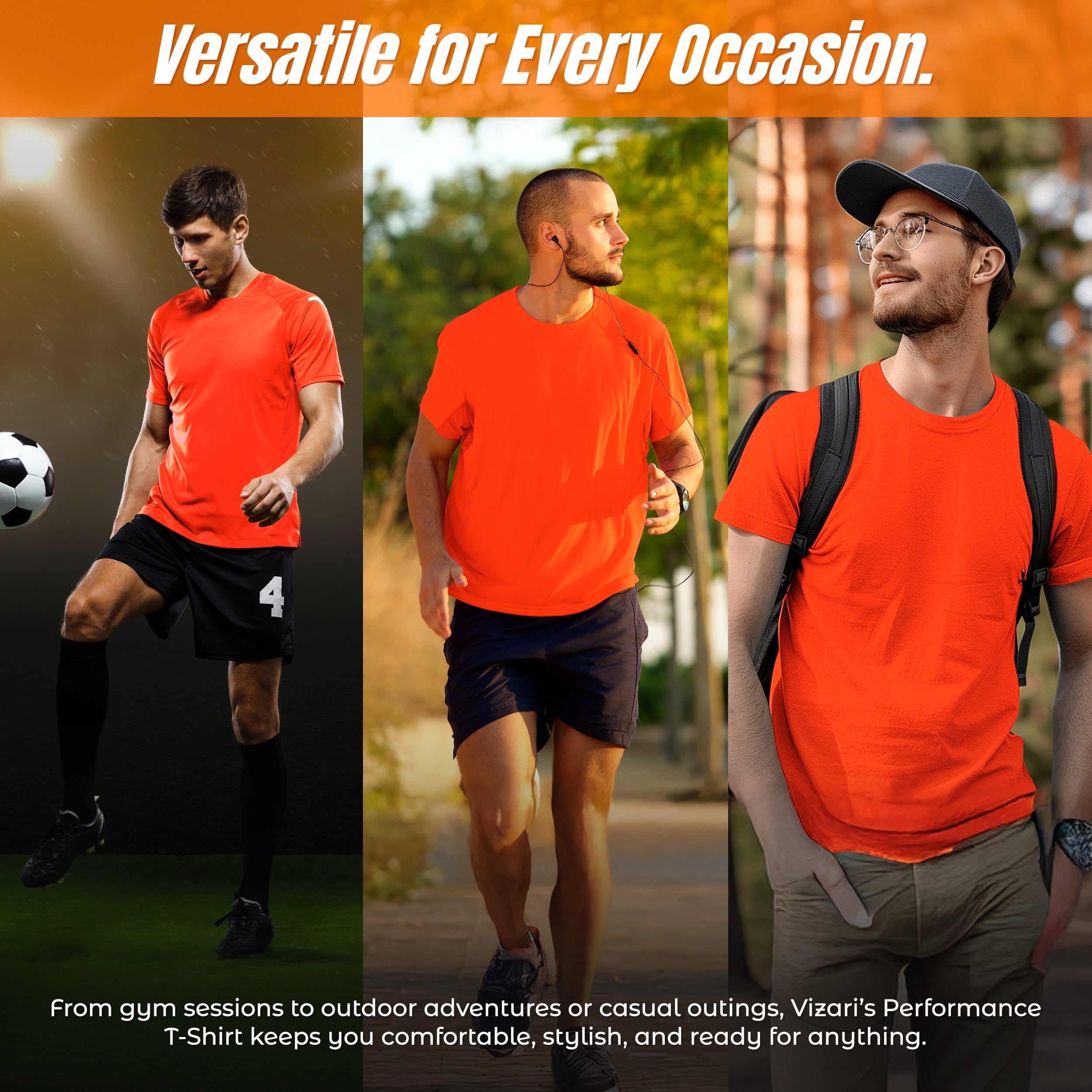 Performance T-Shirt Neon-Orange
