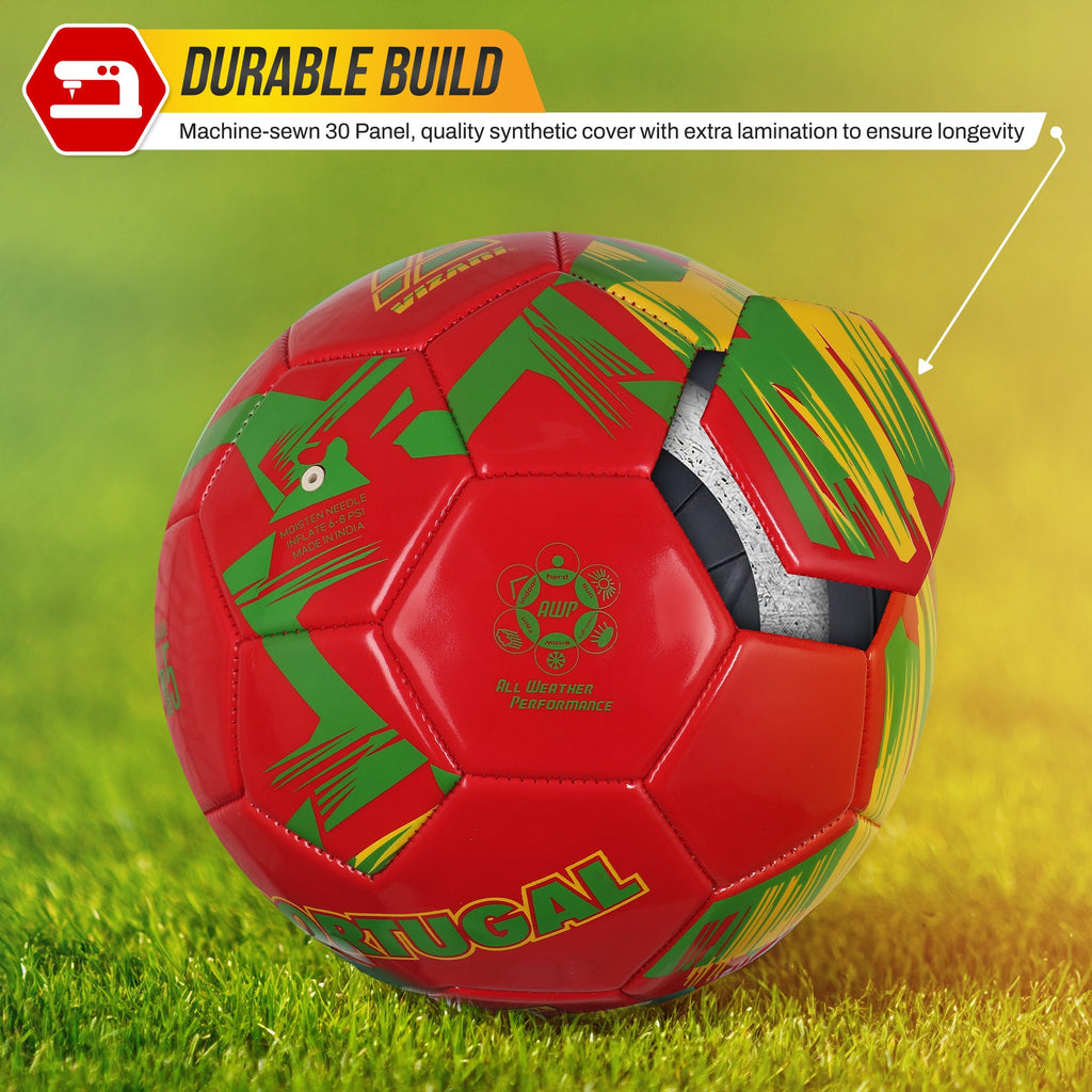 National Team Soccer Balls-Portugal Red