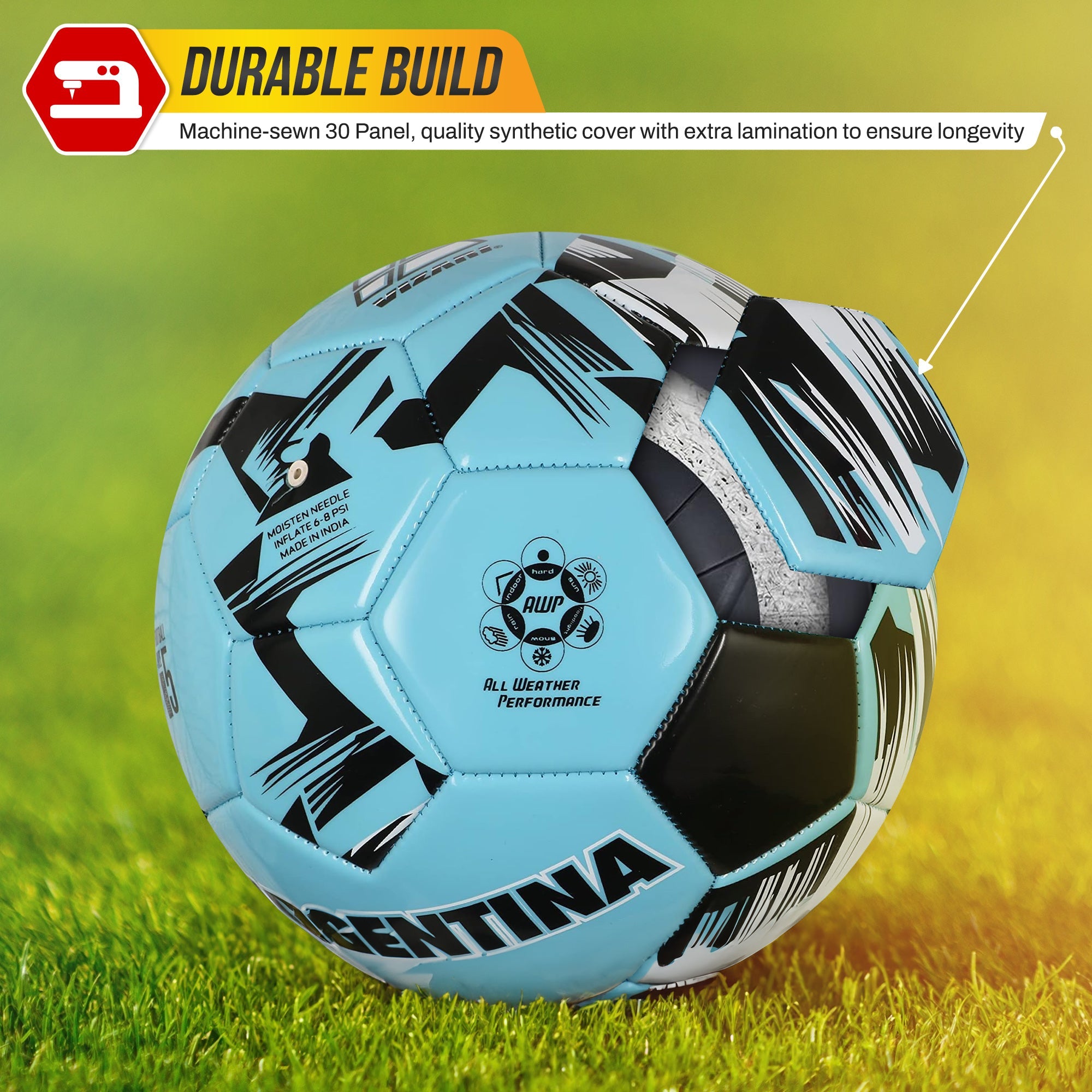 National Team Soccer Balls- Argentina Blue
