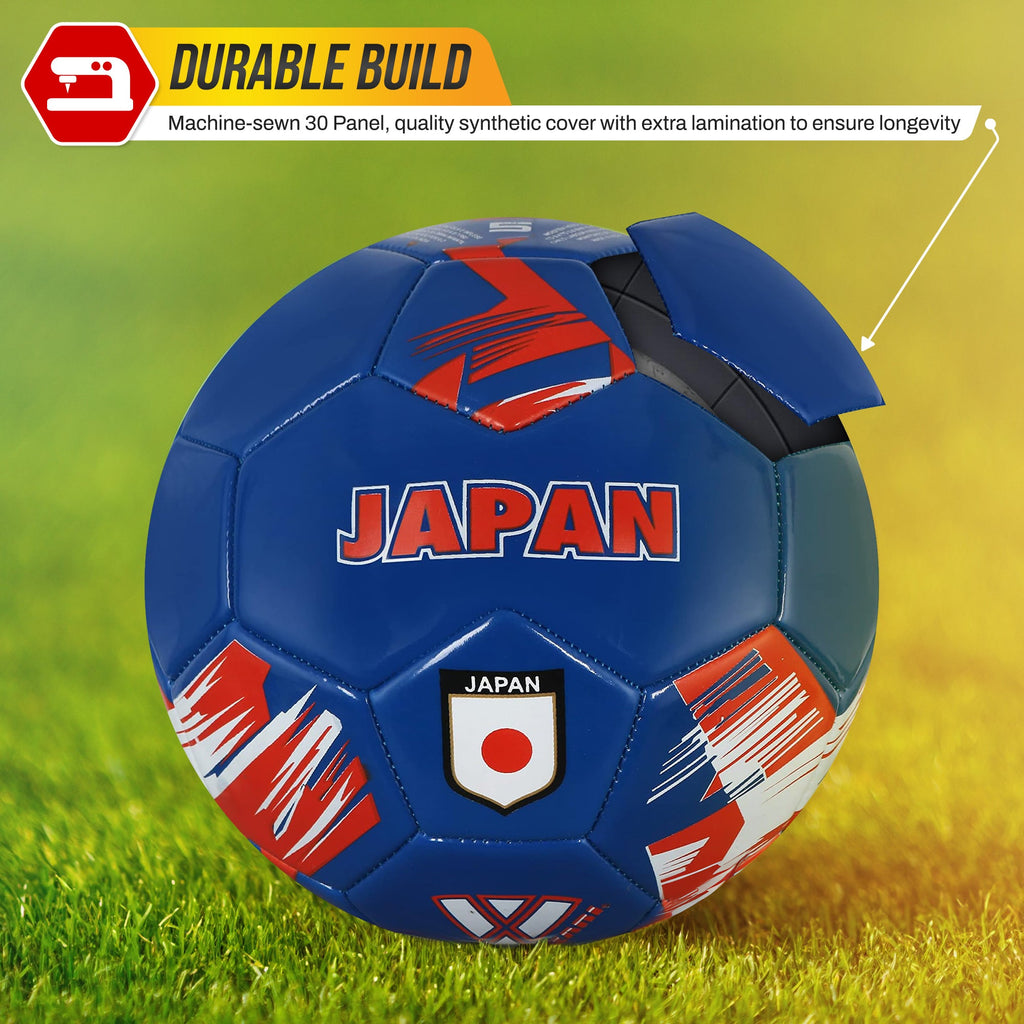 Mini National Team Soccer Balls-japan Blue