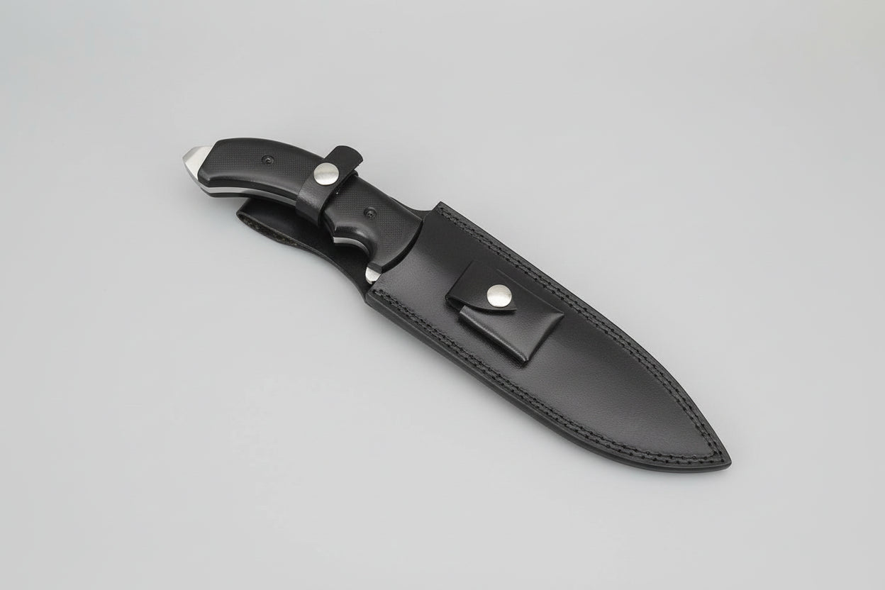 Spear Point Bowie Knife D2 Steel G10 Micarta