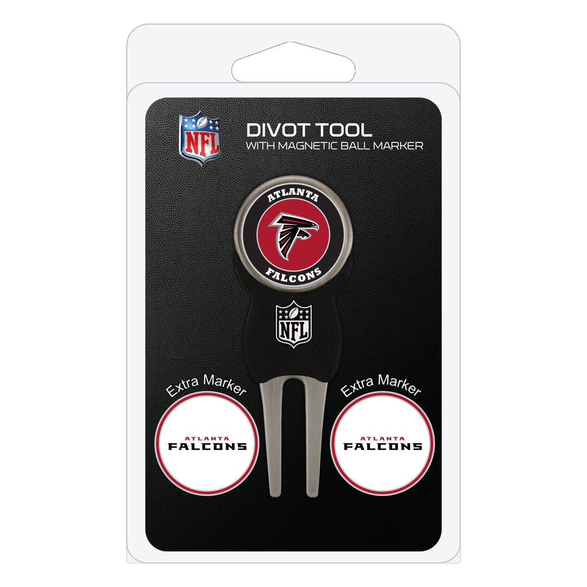 Atlanta Falcons Divot Tool + 3 Ball Markers