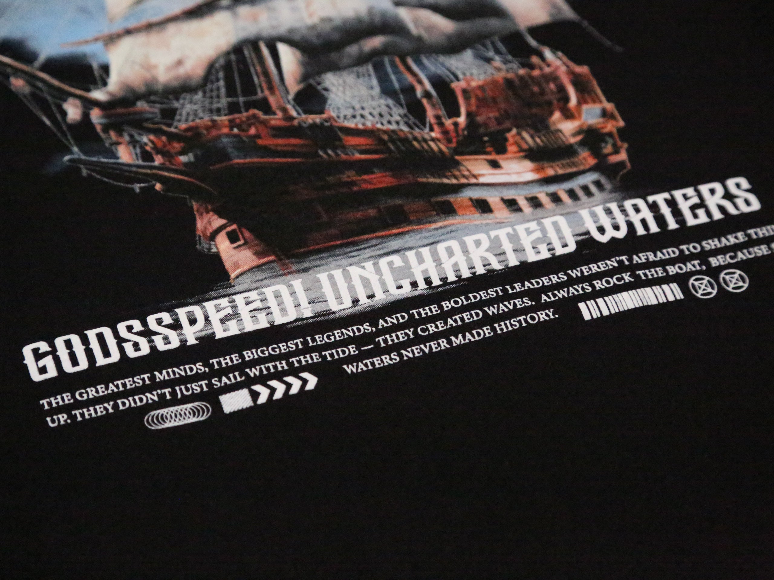 Always Rock The Boat T - Black