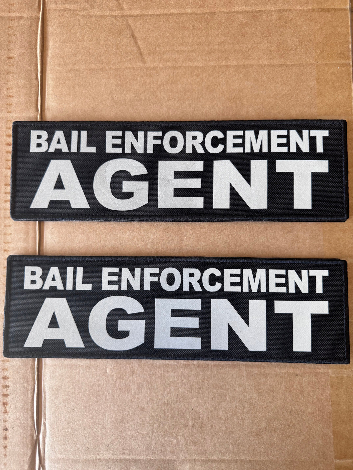 BAIL ENFORCEMENT AGENT Patches (3” x 10”) Hook and Loop (single)